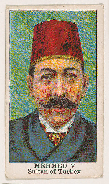 :Mehmed V Sultan of Turkey from the Rulers series for The La-16x12"(A3) Poster