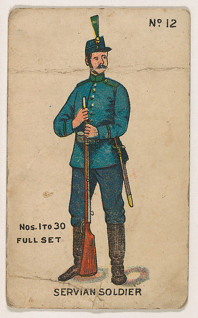 :Number 12 Servian Soldier from the "Soldier Cards" series 1-16x12"(A3) Poster