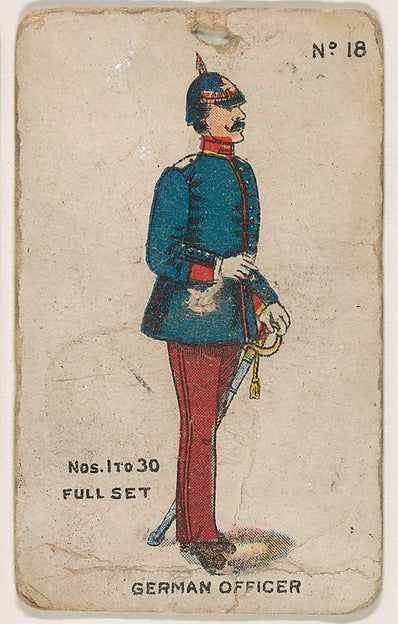 :Number 18 German Officer from the "Soldier Cards" series 19-16x12"(A3) Poster