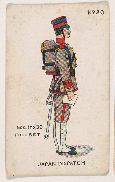 :Number 20 Japan Dispatch from the "Soldier Cards" series 19-16x12"(A3) Poster