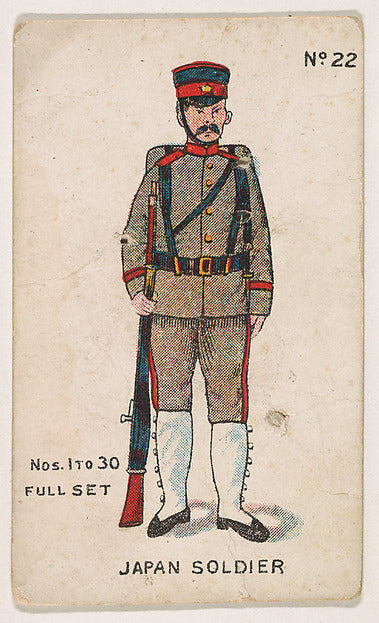 :Number 22 Japan Soldier from the "Soldier Cards" series 191-16x12"(A3) Poster