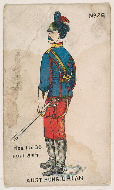 :Number 26 Austro-Hungarian Uhlan from the "Soldier Cards" s-16x12"(A3) Poster