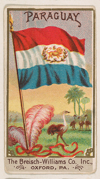 :Flag of Paraguay from the Flags series for Breisch-Williams-16x12"(A3) Poster