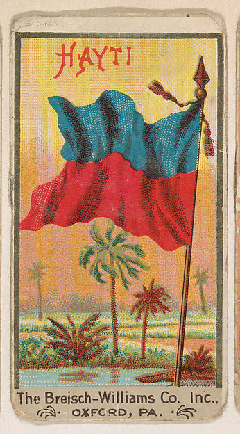 :Flag of Haiti from the Flags series for Breisch-Williams Co-16x12"(A3) Poster