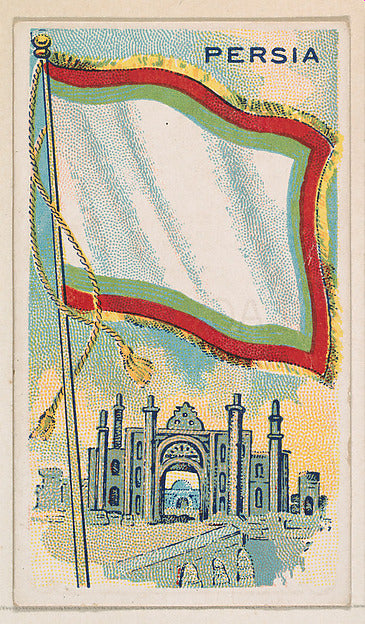 :Flag of Persia from the Flags of All Nations series issued -16x12"(A3) Poster