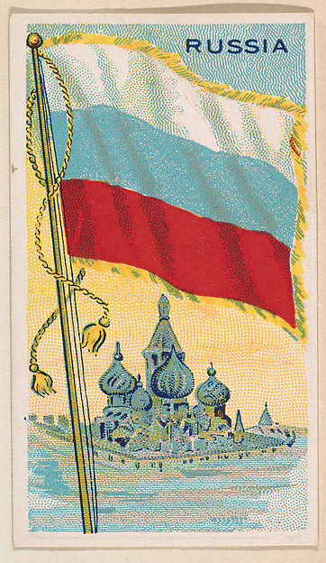 :Flag of Russia from the Flags of All Nations series issued -16x12"(A3) Poster