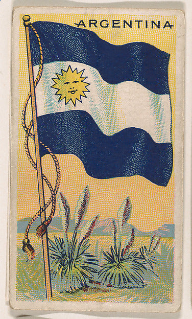 :Flag of Argentina from the New Flags series issued by Charl-16x12"(A3) Poster