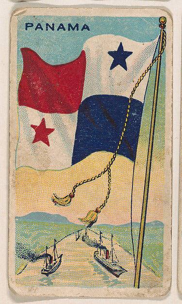 :Flag of Panama from the New Flags series issued by Charles -16x12"(A3) Poster
