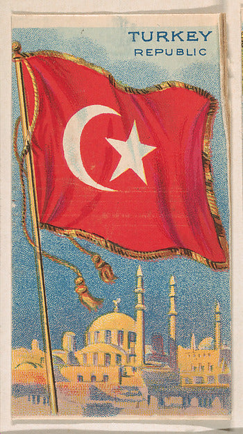 :Flag of Turkey from the Flagum series issued by the America-16x12"(A3) Poster