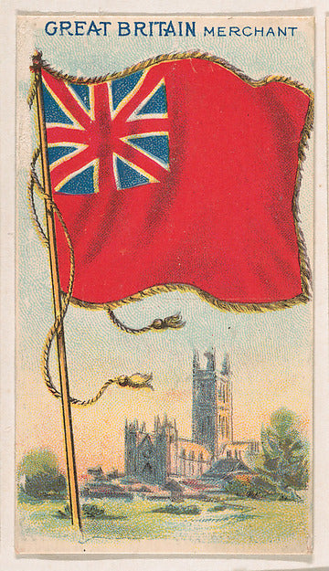 :Merchant Flag of Great Britain from the Flagum series issue-16x12"(A3) Poster