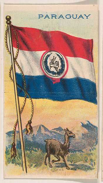 :Flag of Paraguay from the Flagum series issued by the Ameri-16x12"(A3) Poster