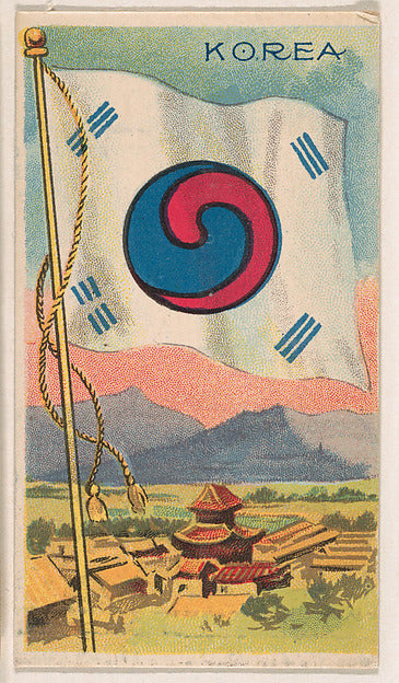 :Flag of Korea from the Flagum series issued by the American-16x12"(A3) Poster