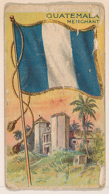 :Merchant Flag of Guatemala from the Flagum series issued by-16x12"(A3) Poster