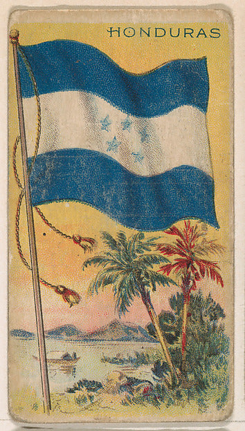 :Flag of Honduras from the Flagum series issued by the Ameri-16x12"(A3) Poster