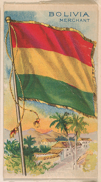 :Merchant Flag of Bolivia from the Flagum series issued by t-16x12"(A3) Poster