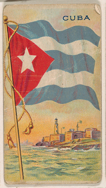 :Cuba from the Flagum series issued by the American Chewing -16x12"(A3) Poster