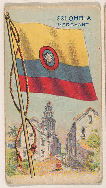 :Merchant Flag of Colombia from the Flagum series issued by -16x12"(A3) Poster