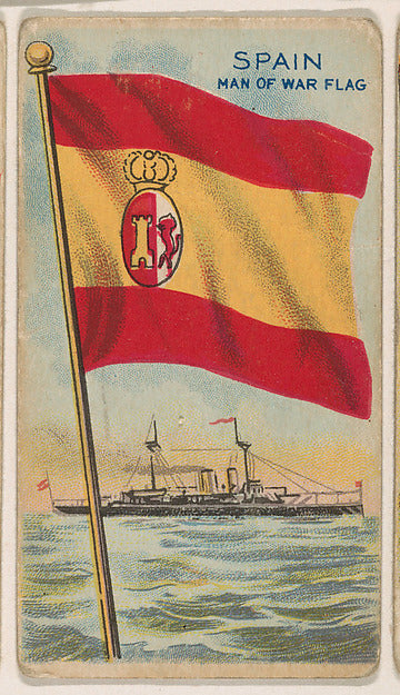 :Man of War Flag of Spain from the Flagum series issued by t-16x12"(A3) Poster