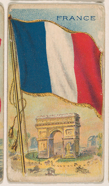 :Flag of France from the Flagum series issued by the America-16x12"(A3) Poster