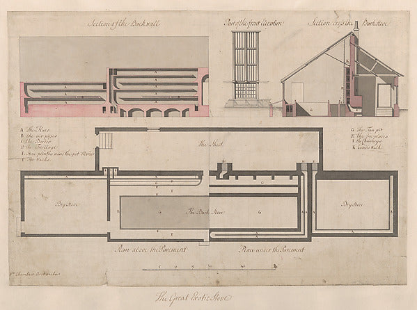 The Great Exotic Stove at Kew 1763-,  Poster Print Wall Art