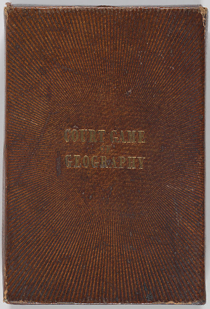 :Court Game of Geography 1838–55-16x12"(A3) Poster