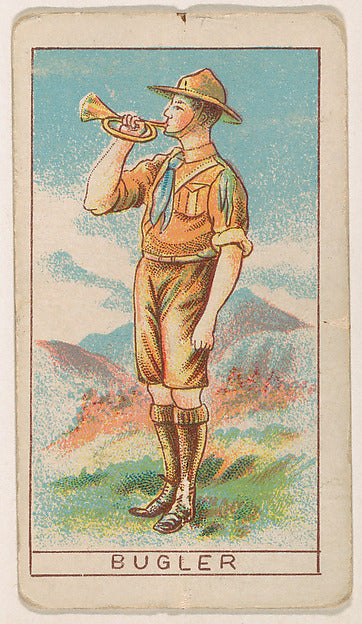 :Bugler from the Boy Scouts series for the Fisher Candy Co. -16x12"(A3) Poster