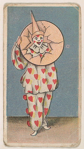 :Clown posing after breaking through paper hoop from the Cir-16x12"(A3) Poster