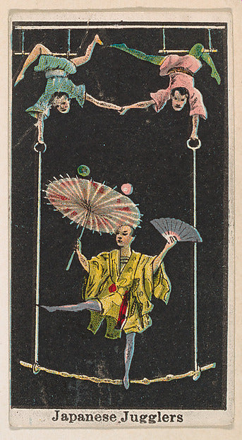 :Japanese Jugglers from The Circus series issued by Messer's-16x12"(A3) Poster