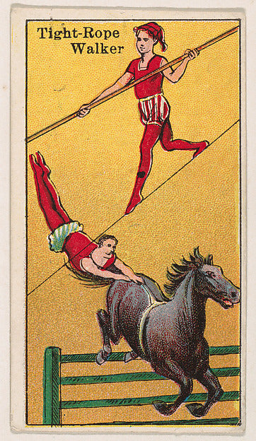 :Tight-Tope Walkers from The Circus series issued by Messer'-16x12"(A3) Poster