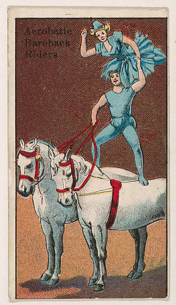 :Acrobatic Bareback Riders from The Circus series issued by -16x12"(A3) Poster
