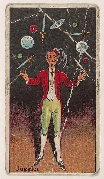 :Juggler from The Circus series issued by Messer's Gum c1910-16x12"(A3) Poster