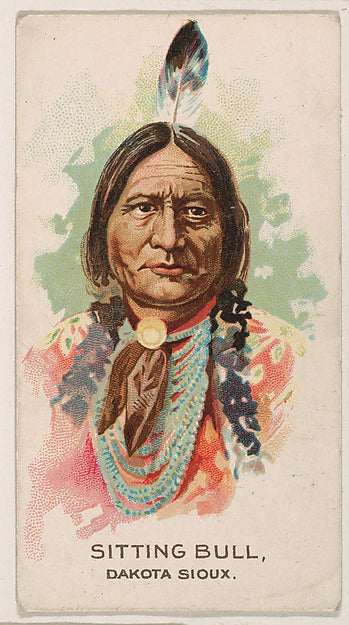 :Sitting Bull Dakota Sioux from the Indian Pictures series i-16x12"(A3) Poster