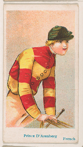 :Prince D' Arenberg French from the Jockey Caramels series f-16x12"(A3) Poster