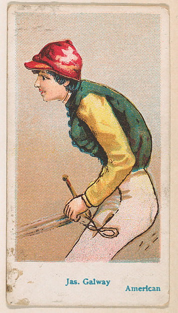 :Jas. Galway American from the Jockey Caramels series for th-16x12"(A3) Poster