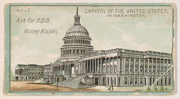 :Number 12 Capitol of the United States Washington from the -16x12"(A3) Poster