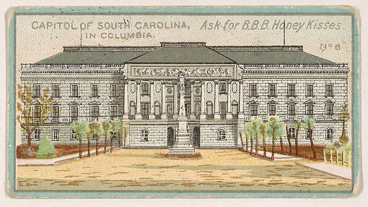 :Number 8 Capitol of South Carolina Columbia from the "State-16x12"(A3) Poster