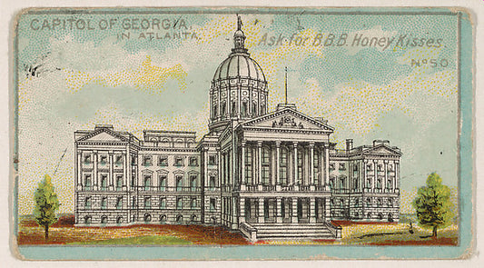 :Number 50 Capitol of Georgia Atlanta from the "State Capito-16x12"(A3) Poster