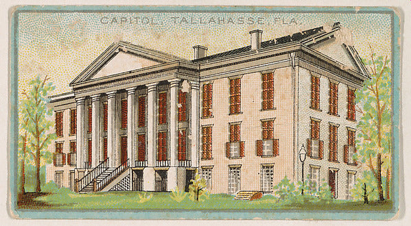 :Capitol of Florida Tallahassee from the "State Capitols" se-16x12"(A3) Poster