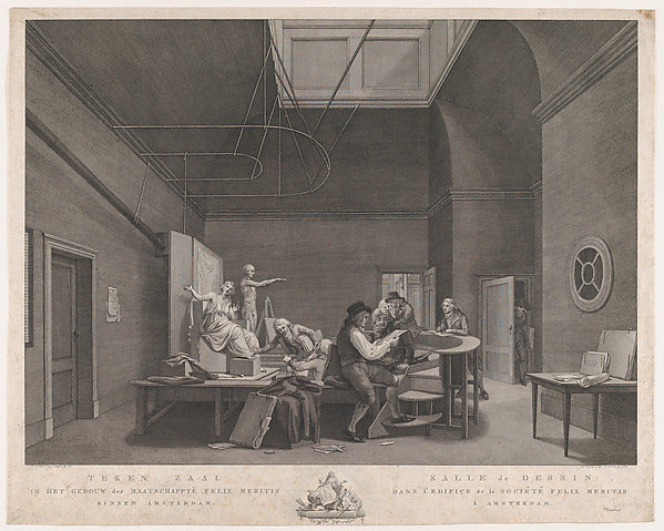 Reinier Vinkeles , Daniel Vrydag , After Pieter Barbiers II -16x12"(A3) Poster