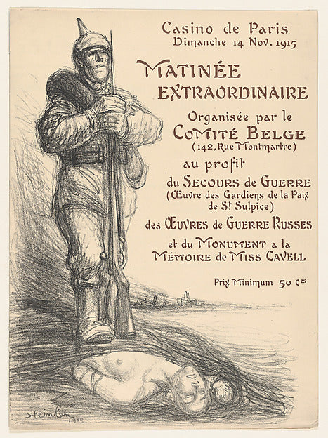 Théophile-Alexandre Steinlen , Lausanne 1859–1923 Paris):Pro-16x12"(A3) Poster