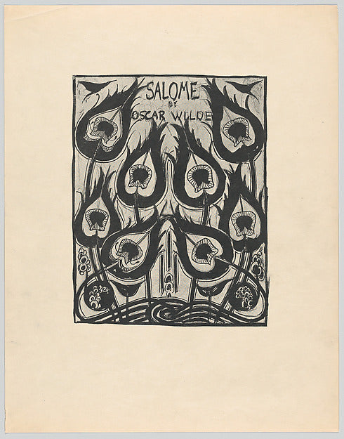 Aubrey Beardsley's Illustrations to Salome by Oscar Wilde [190,  Poster Print Wall Art