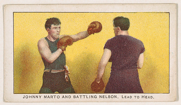 :Johnny Marto and Battling Nelson Lead to Head from the 27 S-16x12"(A3) Poster
