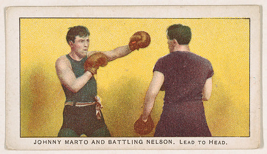 :Johnny Marto and Battling Nelson Lead to Head from the 27 S-16x12"(A3) Poster