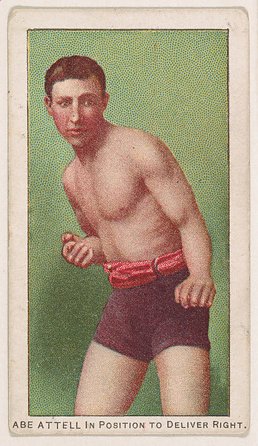 :Abe Attell in Position to Deliver Right from the 27 Scrappe-16x12"(A3) Poster