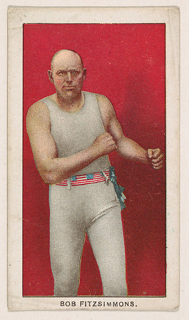 :Bob Fitzsimmons from the 27 Scrappers series for the Philad-16x12"(A3) Poster