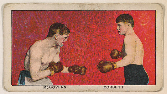 :McGovern Fighting Corbett from the 44 Scrappers series for -16x12"(A3) Poster