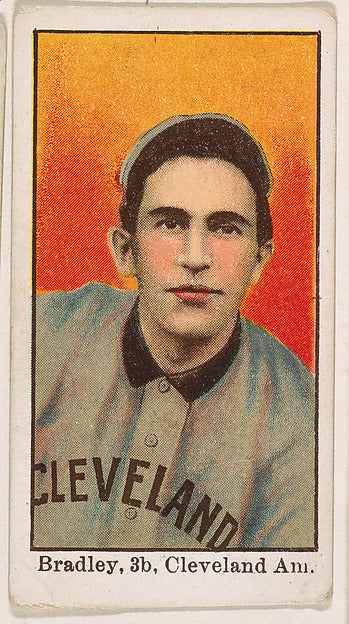 :Bradley 3rd Base Cleveland American League from the Basebal-16x12"(A3) Poster