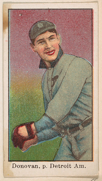 :Donovan Pitcher Detroit American League from the Baseball C-16x12"(A3) Poster