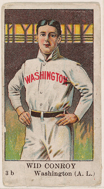 :Wid Conroy 3rd Base Washington American League from the Bas-16x12"(A3) Poster