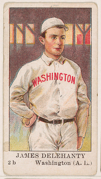 :James Delehanty 2nd Base Washington American League from th-16x12"(A3) Poster
